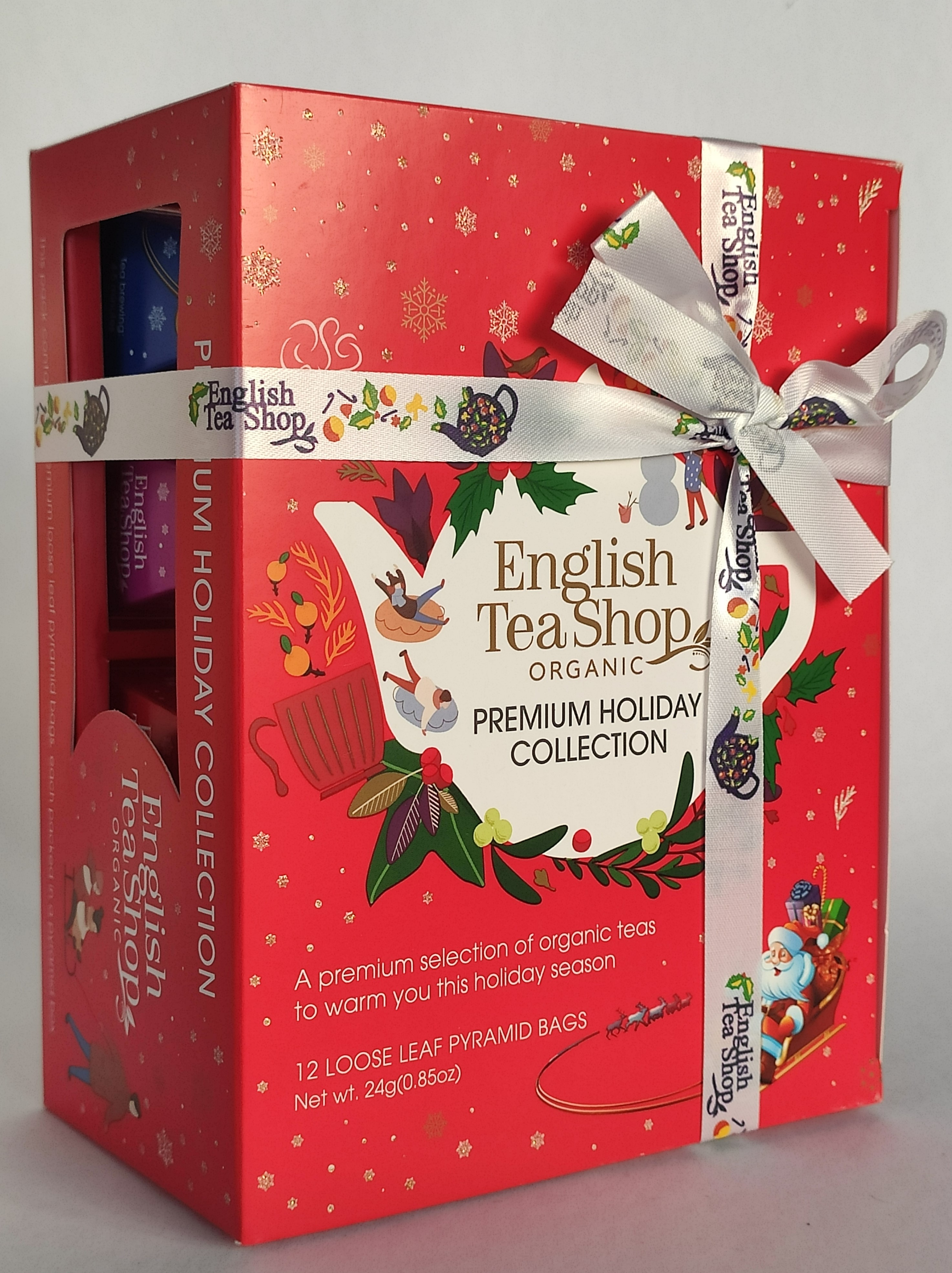 English Tea Shop Červená vánoční kolekce 24 g, 12 ks bio