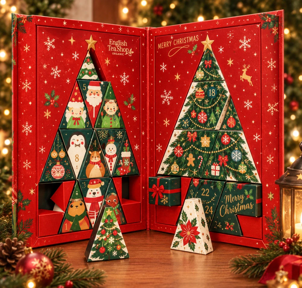 ETS25 pyramidek Adventní kalendář, sypaný čaj