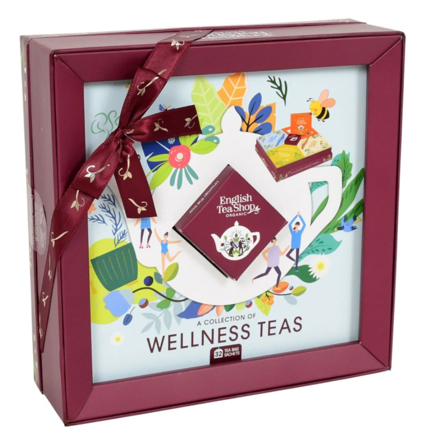 ETS32 sáčků Wellness kolekce čajů, 4 příchutě