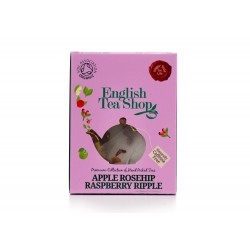 English tea shop jedna čajová pyramidka - Šípek, malina a jablko BIO