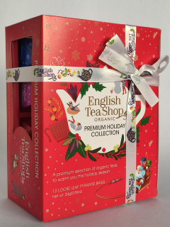English Tea Shop Červená vánoční kolekce 24 g, 12 ks bio