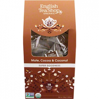 English Tea Shop Čaj Mate kokos a kakao 15 pyramidek bio