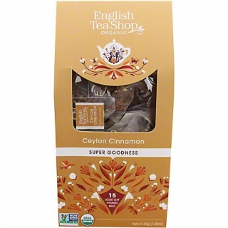 English Tea Shop Kořeněný čaj Cejlonská skořice 15 pyramidek bio
