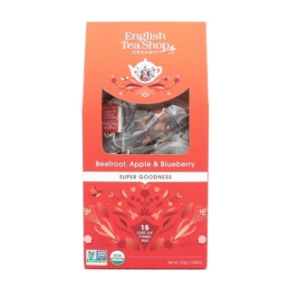 English Tea Shop Čaj Červená řepa, jablko a borůvky 15 pyramidek bio