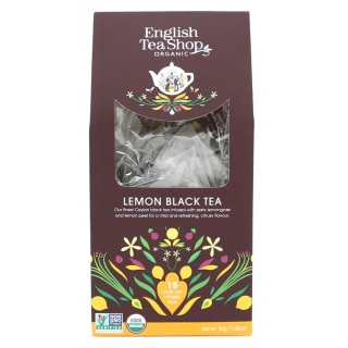 English Tea Shop Černý čaj s citronem 15 pyramidek bio